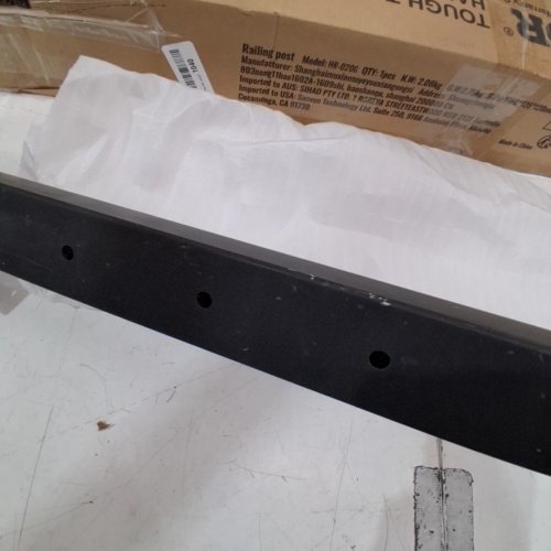 METAL RAILING POST - 1" X 2" X 36" - BLACK (MODEL: HR-020G) image 4