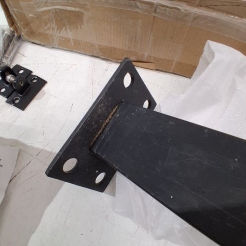 METAL RAILING POST - 1" X 2" X 36" - BLACK (MODEL: HR-020G) image 5
