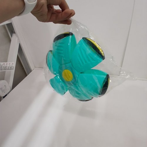 TUBELUCK DUAL-MODE LIGHT UP MAGIC BOUNCING BALL FOR INDOOR OR OUTDOOR USE - MACARON BLUE image 3