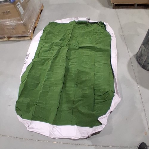 ZEARNA SELF-INFLATING/DEFLATING AIR MATTRESS WITH BUILT IN PUMP - 13" - TWIN - GREEN/WHITE - (MODEL: ‎ZN-TWIN-13) image 2