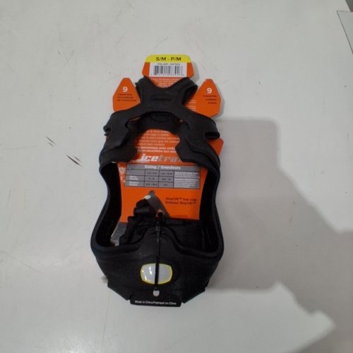 1PR ICETRAX V3 HEX ICE CLEATS - SMALL/MEDIUM - BLACK image 3