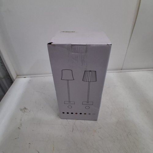RECHARGEABLE LED MINIMALIST TABLE LIGHT WITH TOUCH LIGHT - 13" - WHITE image 5