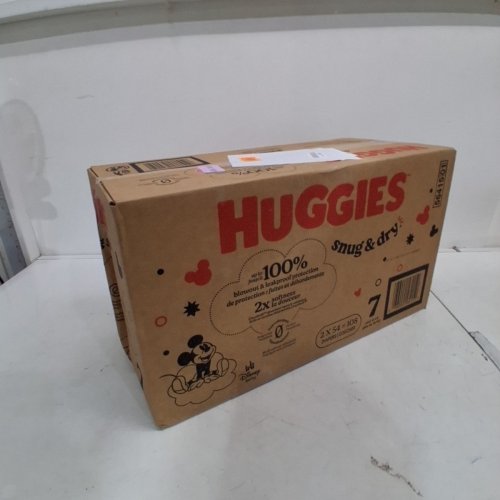 108PK HUGGIES SNUG & DRY DIAPERS - SIZE 7 (41LBS +) - MICKEY MOUSE image 2