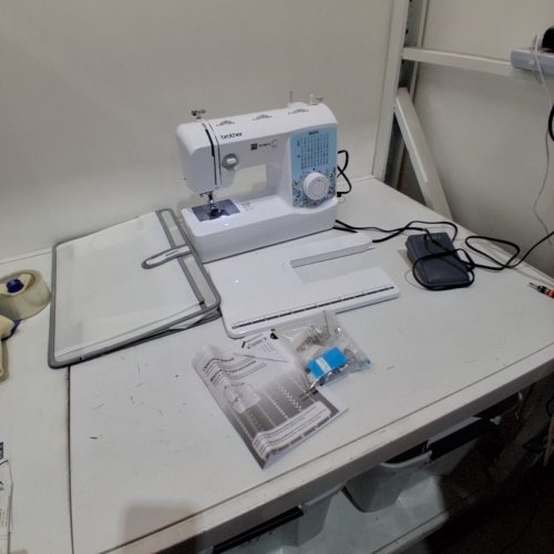 BROTHER 37-STITCH SEWING AND QUILTING MACHINE WITH WIDE TABLE & PROTECTIVE COVER - WHITE (MODEL: XR3774) image 3