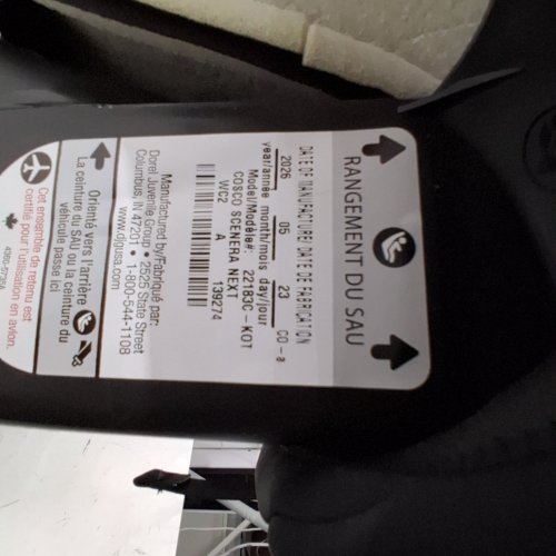COSCO SCENERA NEXT CONVERTIBLE CAR SEAT - BLACKOUT (MODEL: 22183C-KOT) image 2