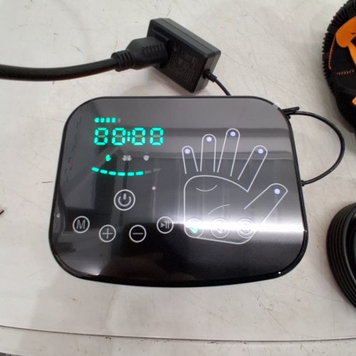 ROBOTIC GLOVE FOR HAND REHABILITATION/TRAINING - FINGER THERAPY FOR STROKE/HEMIPLEGIA/CEREBRAL PALSY REHABILITATION - MEDIUM - RIGHT HAND - ORANGE/BLACK image 2