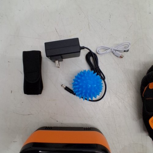 ROBOTIC GLOVE FOR HAND REHABILITATION/TRAINING - FINGER THERAPY FOR STROKE/HEMIPLEGIA/CEREBRAL PALSY REHABILITATION - MEDIUM - RIGHT HAND - ORANGE/BLACK image 4