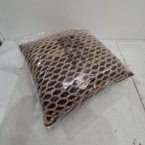 BOHO LIVING BRAIDED THROW PILLOW - 20" X 20" - BLACK/BROWN (MODEL: YMP024953) image 5