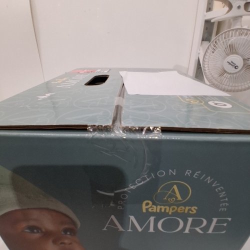 76PK PAMPERS AMORE FRAGRANCE FREE DIAPER - SIZE NEWBORN image 3