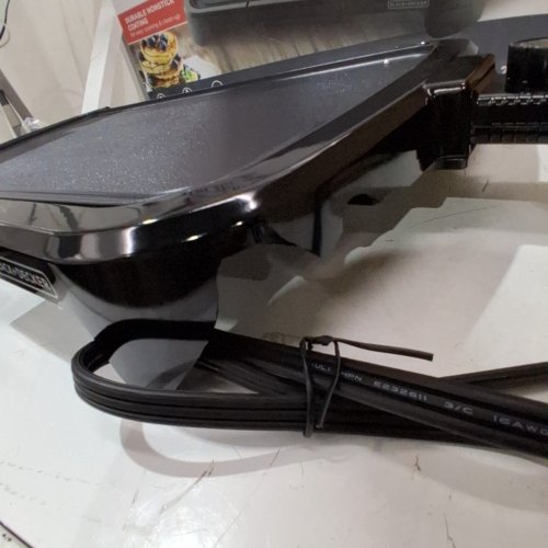 BLACK + DECKER FAMILY SIZED CORDED ELECTRIC GRIDDLE - 20" X 11" - BLACK (MODEL: GD2011BC) image 5