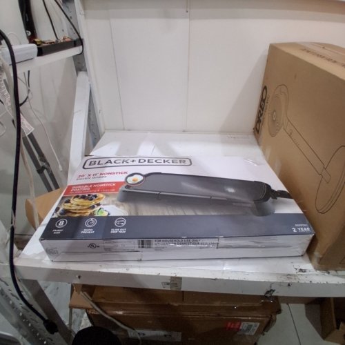 BLACK + DECKER FAMILY SIZED CORDED ELECTRIC GRIDDLE - 20" X 11" - BLACK (MODEL: GD2011BC) image 7