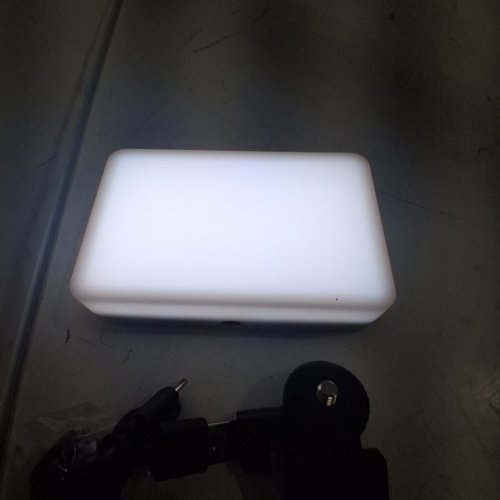 MEIXITOY PHONE LIGHT, SELFIE LIGHT RECHARGEABLE CLIP VIDEO LIGHT, ADJUSTED 3 LIGHT MODES - 120 LED, 5000MAH - BLACK (MODEL: ST120) image 2