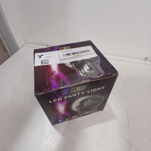 APEOCOSE PARTY LIGHT & SOUND ACTIVATED DISCO BALL WITH REMOTE - 12 MODES - BLACK (MODEL: 468) image 3