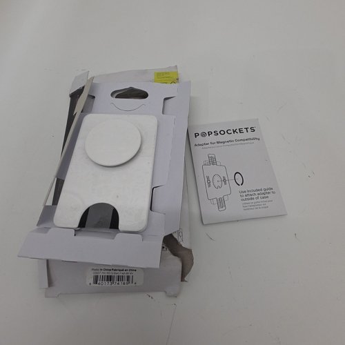 POPSOCKETS POPWALLET+ MAGSAFE CARD HOLDER AND PHONE GRIP - BLANC FRESH/FLORAL WHITE image 2