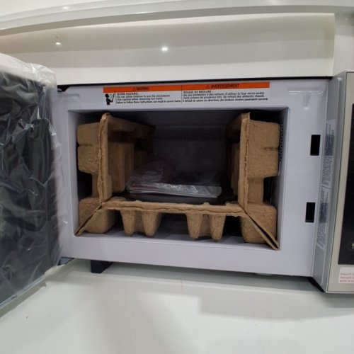 HAMILTON BEACH STAINLESS STEEL MICROWAVE - 0.7 CU FT - 700 WATTS WITH 10 POWER LEVELS (MODEL: EM720CPN-SS) image 5