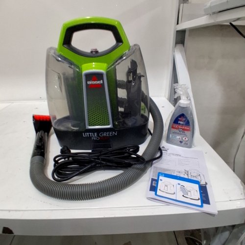 BISSELL LITTLE GREEN PORTABLE DEEP CLEANING VACUUM - 37OZ TANK MAX - GREEN/GREY (MODEL : 2513B) image 3