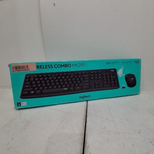 2PC LOGITECH WIRELESS MOUSE AND KEYBOARD COMBO WITH SILENT TOUCH TECHNOLOGY - GRAPHITE (MODEL: MK295) image 6