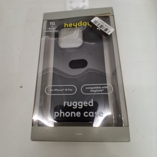 HEYDAY RUGGED MAGSAFE PHONE CASE FOR IPHONE 15 PRO - BLACK image 3