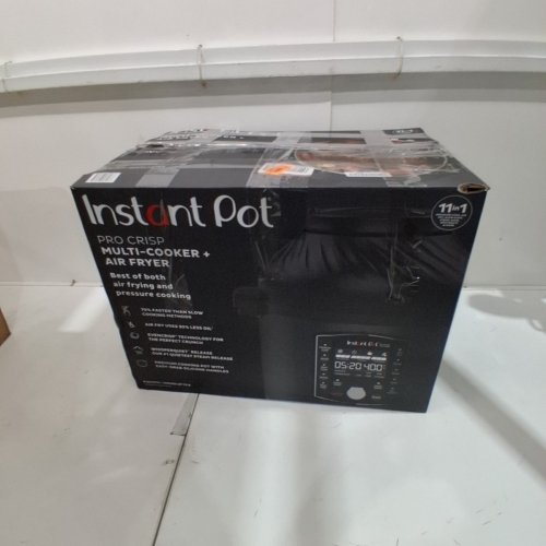 INSTANT POT 11-IN-1 MULTI-USE PRO CRISP + AIR FRYER PRESSURE COOKER - 8 QT. CAPACITY - BLACK image 12