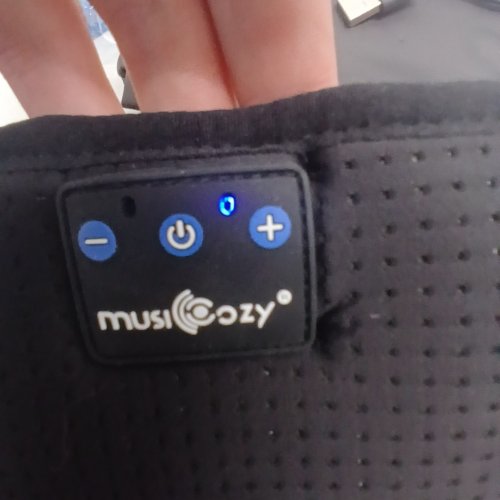 MUSICOZY BLUETOOTH SLEEPING HEADPHONES EYE MASK - BLACK image 2