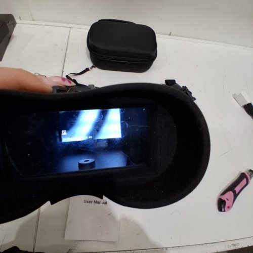 HEAD-MOUNTED NIGHT VISION BINOCULARS WITH 3D VR VISION EFFECT - 8X ZOOM - 32GB - BLACK image 2