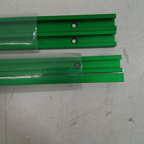 4PK ALUMINUM T-TRACKS FOR WOODWORKING - 48" - GREEN image 3