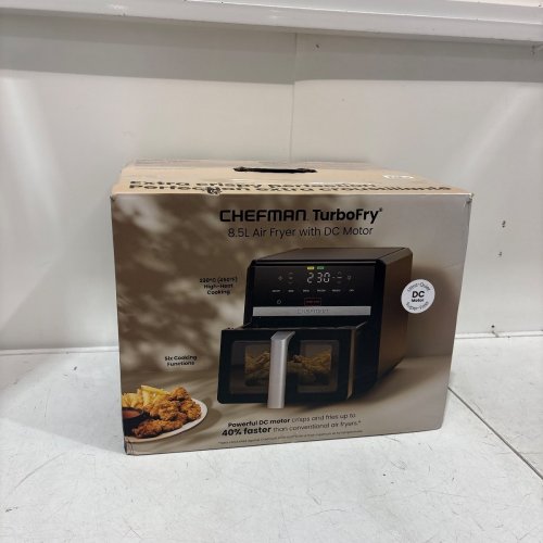 CHEFMAN TURBOFRY XL AIR FRYER - 8.5L/9QT - BLACK (MODEL:1909211) image 5