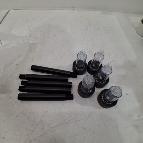 5PC SOLAR LED PATHWAY GARDEN STAKE LIGHTS FOR OUTDOOR - BLACK image 4
