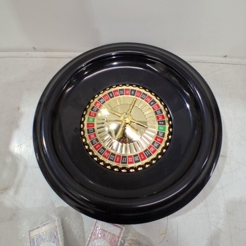 DELUXE ROULETTE WITH CHIPS ROULETTE BALLS AND CARDS - 16" - MULTICOLOR (MODEL: 10-TFB318-16-IMP) image 3