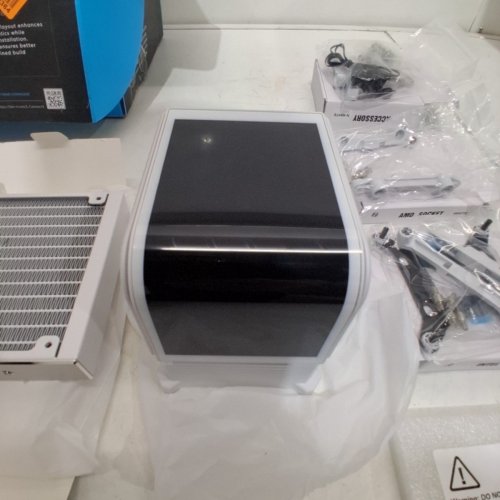 LIAN LI HYDROSHIFT II OLED CURVED FANLESS AIO CPU COOLER - 360 MM - WHITE (MODEL: GHS20LDC36NW) image 4