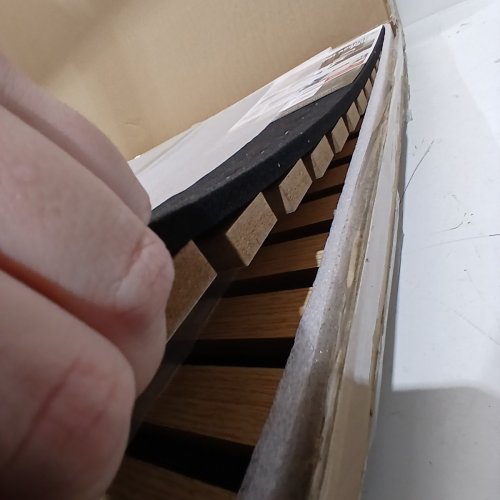 2PK ART3D WOOD SLAT ACOUSTIC PANELS FOR WALL AND CEILING - 47" X 24" - OAK ‎ (MODEL: A3111*2) image 3