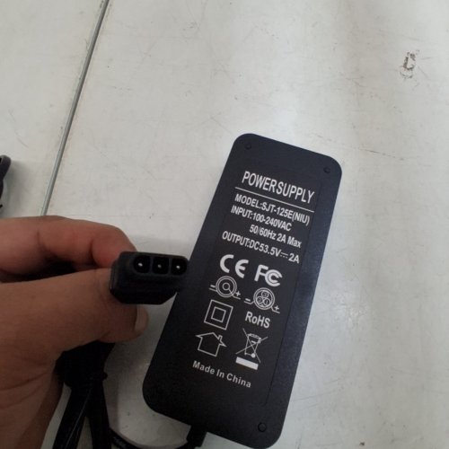 2PC ELECTRIC SCOOTER POWER SUPPLY - 5V - 2AMP -BLACK (MODEL: SJT-125E(NIU)) image 3