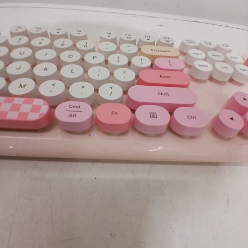 GEEZER CUTE CAT WIRELESS KEYBOARD AND MOUSE COMBO - PINK image 6
