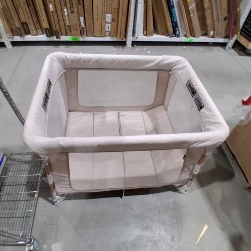 MAXI-COSI SWIFT BABY PLAYARD WITH MAT, BABY PLAYPEN, PLAY YARD WITH BASSINET, PORTABLE PLAYPEN FOR BABIES AND TODDLERS - HORIZON SAND (MODEL: #05430CGMT) image 2