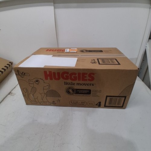 150PK HUGGIES LITTLE MOVERS DIAPERS - SIZE 4 - WHITE image 2