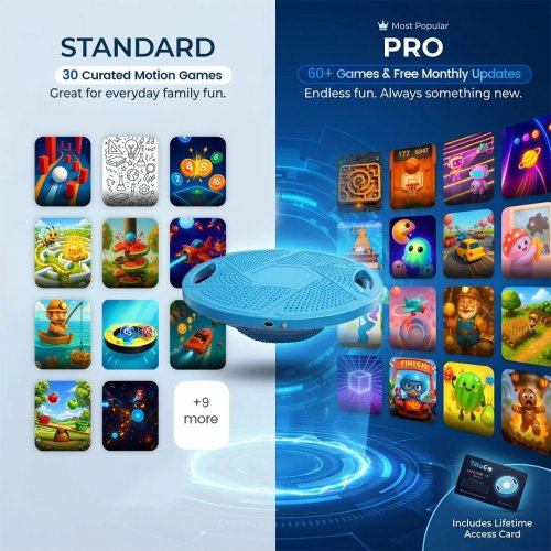TILTAGO 30+ GAMES KIDS MOTION GAMING BOARD - BLUE image 3