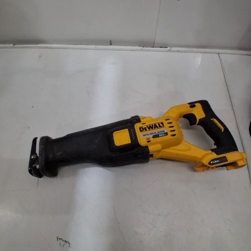 DEWALT 60 V MAX CORDLESS RECIPROCATING SAW - YELLOW / BLACK *TOOL ONLY* - (MODEL: DCS389) image 2