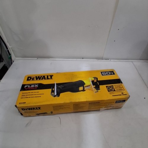 DEWALT 60 V MAX CORDLESS RECIPROCATING SAW - YELLOW / BLACK *TOOL ONLY* - (MODEL: DCS389) image 9