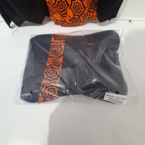 3PC WOMEN'S RUBIES WITCH COSTUME - MEDIUM (8-10) - BLACK/ORANGE (STYLE: 700205) image 3