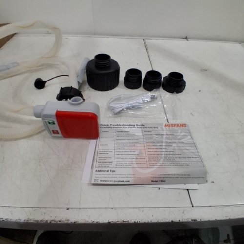 PORTABLE FUEL TRANSFER PUMP FOR GASOLINE & DIESEL - 3.2GPM - 51" (MODEL: FN901A-USB) image 4