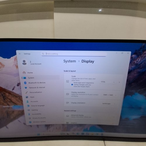 LG ULTRAWIDE™ WQHD 1800R CURVED MONITOR - 120HZ - 34" - BLACK (MODEL: 34U601B-B) image 2