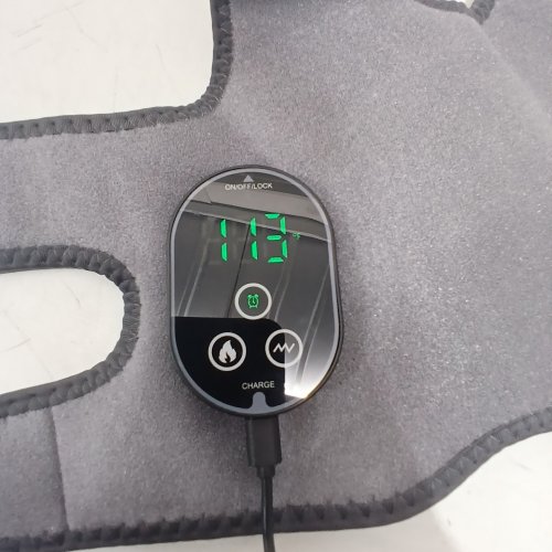 BAISEMAIN HEATED VIBRATING FOOT MASSAGER BRACE - GREY - (MODEL: 102401) image 2