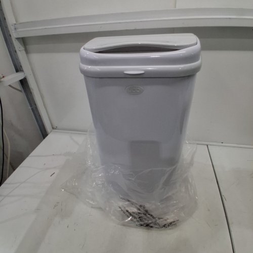 UBBI STAINLESS STEEL ADULT DIAPER PAIL WITH ODOR LOCKING, WORKS WITH ANY BAGS - 13GAL - WHITE (MODEL:10800) image 3