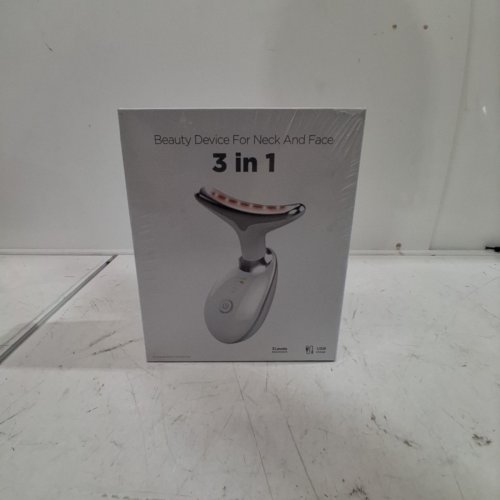 VAFEE RECHARGEABLE 3-IN-1 FACIAL MASSAGER FOR NECK AND FACE - WHITE (MODEL: VA-01) image 3