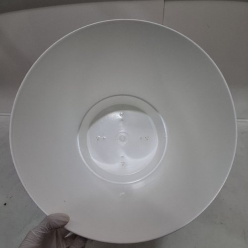 14" SELF-WATERING PLASTIC PLANTER POT - WHITE image 3
