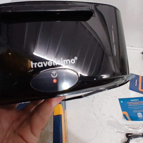 TRAVELISIMO ELECTRIC LUNCH BOX FOOD HEATER WITH CAR CHARGER - 1.5L - 80W - BLACK (MODEL: BARI - ABY-318A) image 2