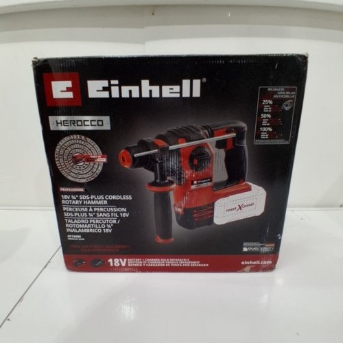 EINHELL EXPERT SDS-PLUS CORDLESS ROTARY HAMMER *TOOL ONLY* - 18V - 3/4" - RED/BLACK (MODEL: 4513906) image 6