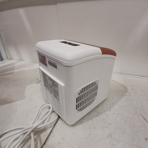 FRIGIDAIRE RETRO STYLE COMPACT ICE CUBE MAKER - 26 LBS/DAY - WHITE / ROSE GOLD (MODEL: EFIC512-RGWHITE image 6