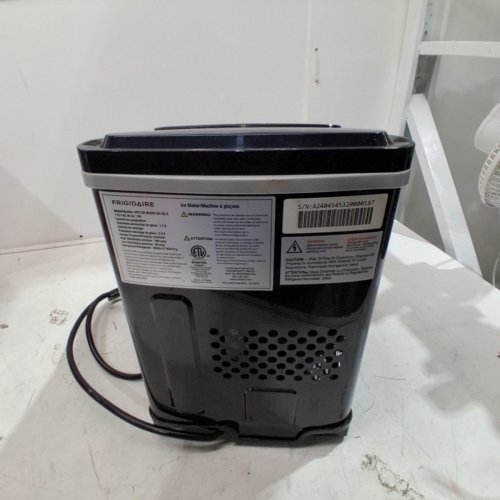 FRIGIDAIRE COMPACT ICE MAKER MACHINE - MAKES 26LBS/DAY - BLACK(MODEL: EFIC130-SSBLACK) image 8