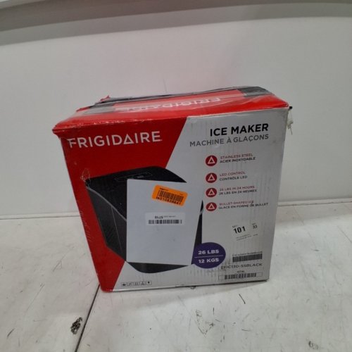 FRIGIDAIRE COMPACT ICE MAKER MACHINE - MAKES 26LBS/DAY - BLACK(MODEL: EFIC130-SSBLACK) image 10
